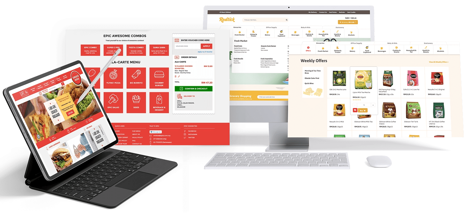 E-commerce website solutions by UNO