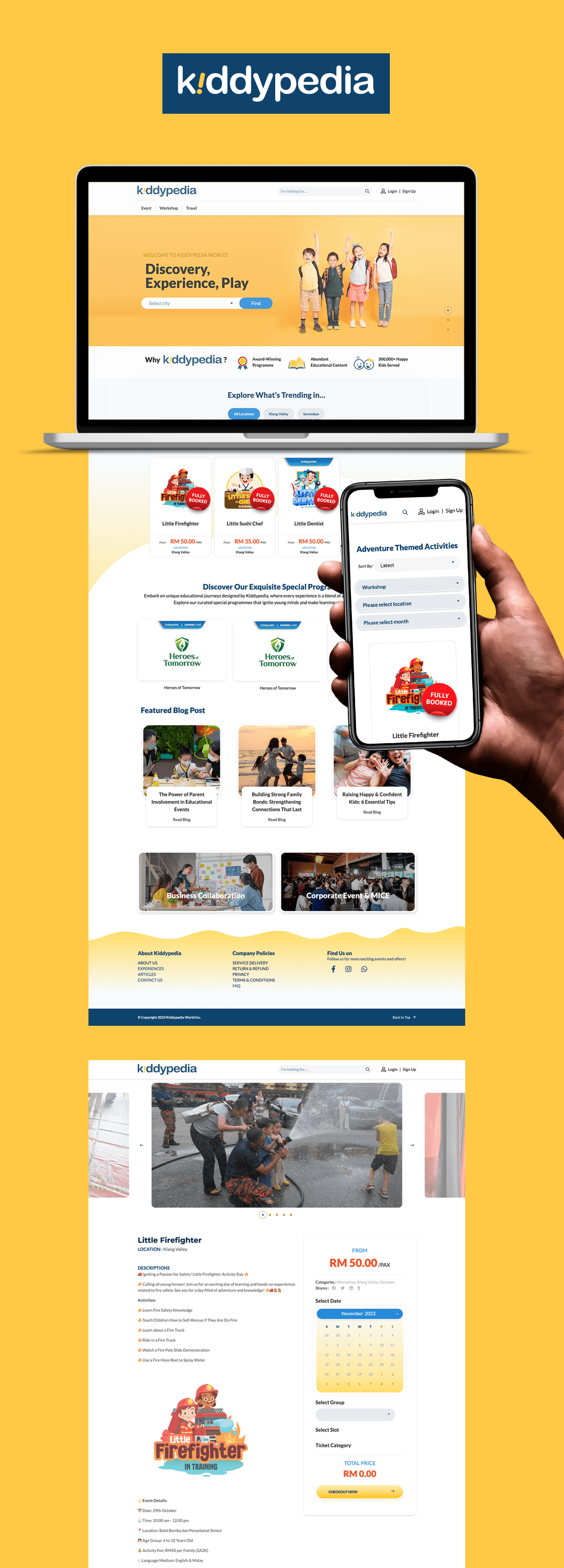 Online e-ticketing platform UNO built for an event company