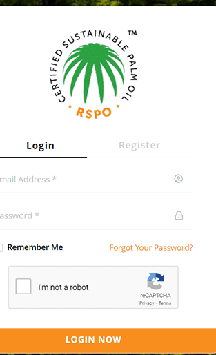 Member login panel with sign-in and register tabs