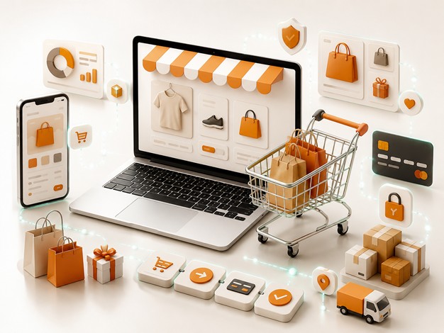 Custom ecommerce development, shopping cart and online store dashboard for businesses in Kuala Lumpur Malaysia.