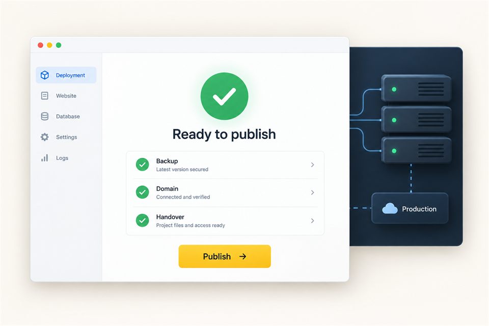 Illustrative Deployment & Launch workflow